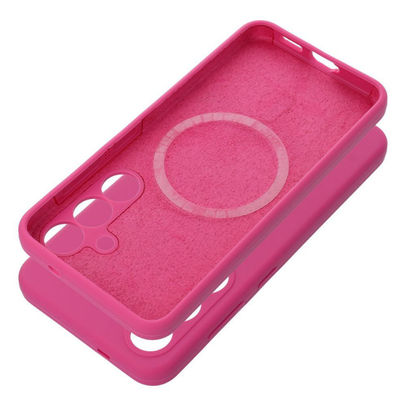 Samsung Galaxy S25 Coque Silicone 2mm Rose