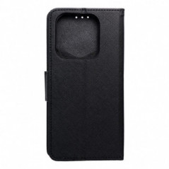 XIAOMI Redmi Note 14 4G Étui portefeuille Fancy Book Noir