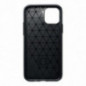 Motorola Edge Coque Carbon Élégant  Noir