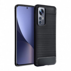 Motorola Edge Coque Carbon Élégant  Noir