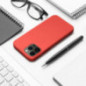 Apple iPhone 16e Coque Silicone Élégant  Pêche