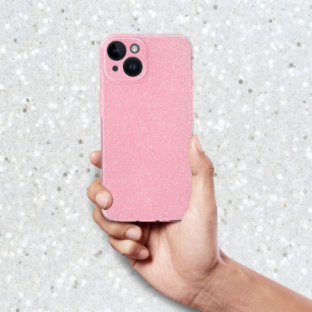 Apple iPhone 16e Coque CLEAR 2mm BLINK Rose