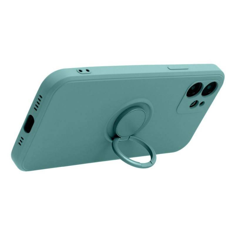 Apple iPhone 16e Coque Silicone ring Vert