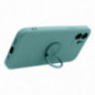 Apple iPhone 16e Coque Silicone ring Vert