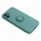 Apple iPhone 16e Coque Silicone ring Vert