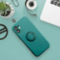 Apple iPhone 16e Coque Silicone ring Vert