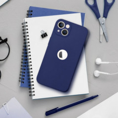 Apple iPhone 16e Coque Soft Bleu foncé