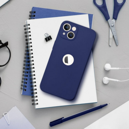 Apple iPhone 16e Coque Soft Bleu foncé