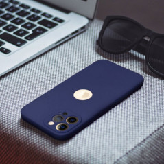 Apple iPhone 16e Coque Soft Bleu foncé