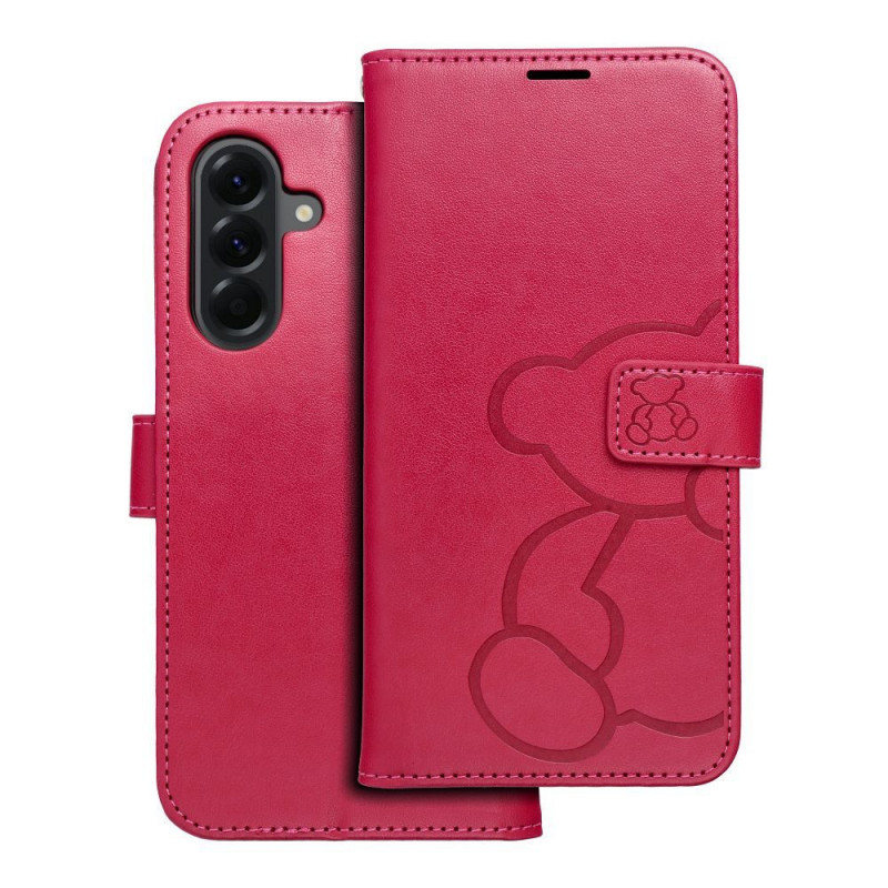 Samsung Galaxy A56 Portefeuilles MEZZO Book Magenta