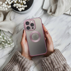 Apple iPhone 16e Coque Glam Vieux rose