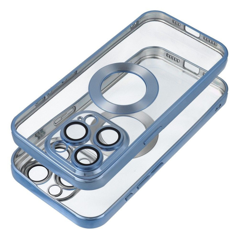 Apple iPhone 16e Coque Glam Bleu