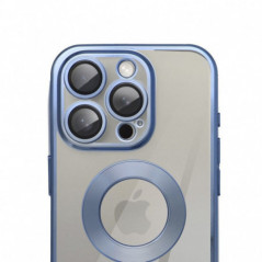 Apple iPhone 16e Coque Glam Bleu