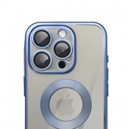 Apple iPhone 16e Coque Glam Bleu
