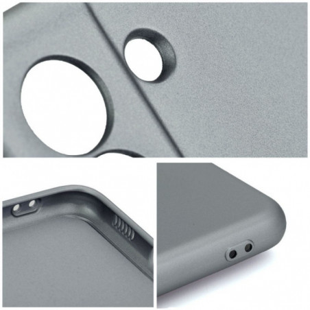 Apple iPhone 16e Coque Metallic Gris
