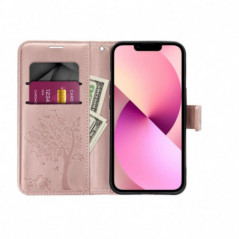 Apple iPhone 12 Pro Portefeuilles MEZZO Book Or rose