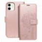 Apple iPhone 12 Portefeuilles MEZZO Book Or rose
