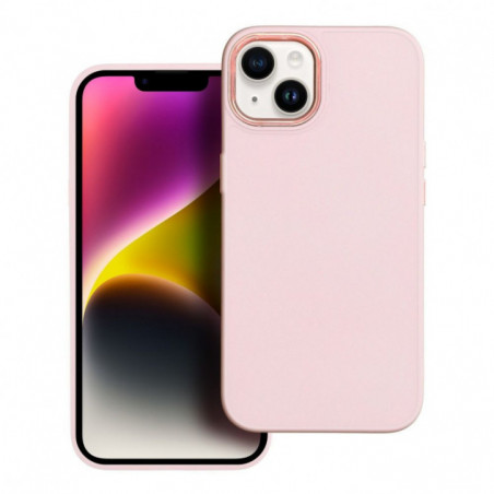 Apple iPhone 16e Coque FRAME Élégant  Rose poudré