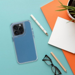 Apple iPhone 16e Coque MATRIX Bleu