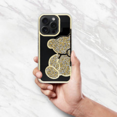 Apple iPhone 16e Coque Teddy bear Or