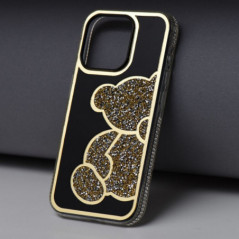 Apple iPhone 16e Coque Teddy bear Or
