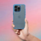 Apple iPhone 16e Coque Matrix Clear Bleu