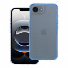 Apple iPhone 16e Coque Matrix Clear Bleu