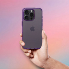 Apple iPhone 16e Coque Matrix Clear Violet clair