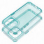 Apple iPhone 16e Coque Matrix Clear Couleur menthe