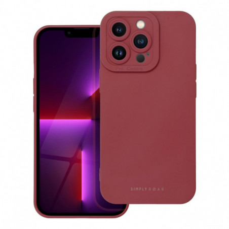 Apple iPhone 16e Coque Roar Luna Monochromatique, Élégant, Un accessoire esthétique  Rouge