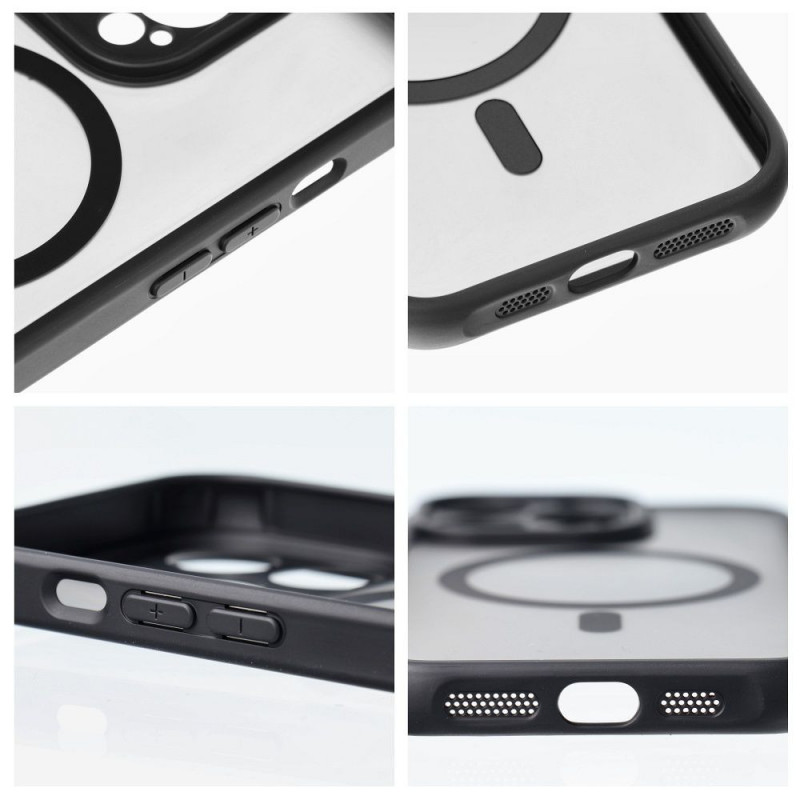 XIAOMI Redmi Note 14 4G Coque Matte Mag Cove MagSAFE  Noir