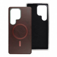 Samsung Galaxy A36 Coque Gentleman Mag Cover Élégant  MagSAFE  Brun