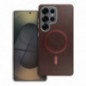 Samsung Galaxy A56 Coque Gentleman Mag Cover Élégant  MagSAFE  Brun
