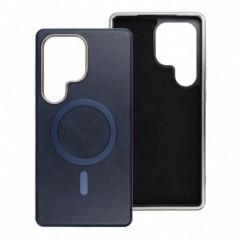 Samsung Galaxy A36 Coque Gentleman Mag Cover Élégant  MagSAFE  Bleu marine