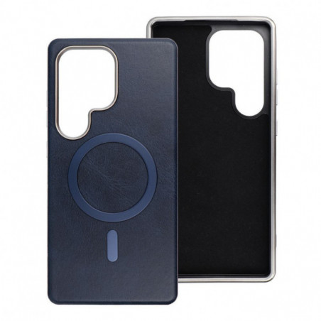 Samsung Galaxy A36 Coque Gentleman Mag Cover Élégant  MagSAFE  Bleu marine