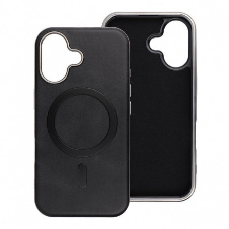 Apple iPhone 12 Pro Coque Gentleman Mag Cover Élégant  MagSAFE  Noir