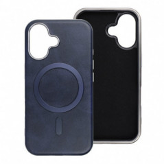 Apple iPhone 12 Pro Coque Gentleman Mag Cover Élégant  MagSAFE  Bleu marine