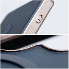 Apple iPhone 15 Coque Gentleman Mag Cover Élégant  MagSAFE  Bleu marine
