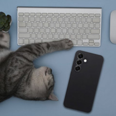 Motorola Edge Coque Silicone 2mm Noir