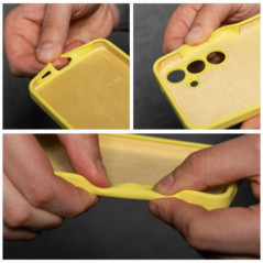 Motorola Edge Coque Silicone 2mm Citron