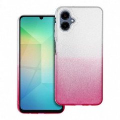 Samsung Galaxy A06 Coque Shining Transparent et rose