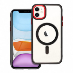 Apple iPhone 11 Coque Color Edge Mag MagSAFE  Noir