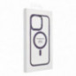 Apple iPhone 16e Coque Color Edge Mag MagSAFE  Violet profond