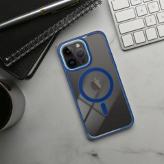 Apple iPhone 16e Coque Color Edge Mag MagSAFE  Bleu marine