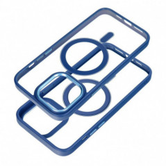 Apple iPhone 16e Coque Color Edge Mag MagSAFE  Bleu marine