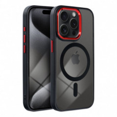 Apple iPhone 16e Coque Color Edge Mag MagSAFE  Noir