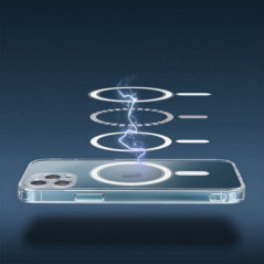Apple iPhone 16e Coque Clear Mag Cover MagSAFE  Transparent