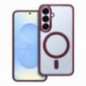 Samsung Galaxy S25 Coque Matte Mag Cove MagSAFE  Rouge prune