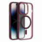 Samsung Galaxy S25 Plus Coque Matte Mag Cove MagSAFE  Rouge prune