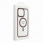 Samsung Galaxy S25 Plus Coque Matte Mag Cove MagSAFE  Rouge prune